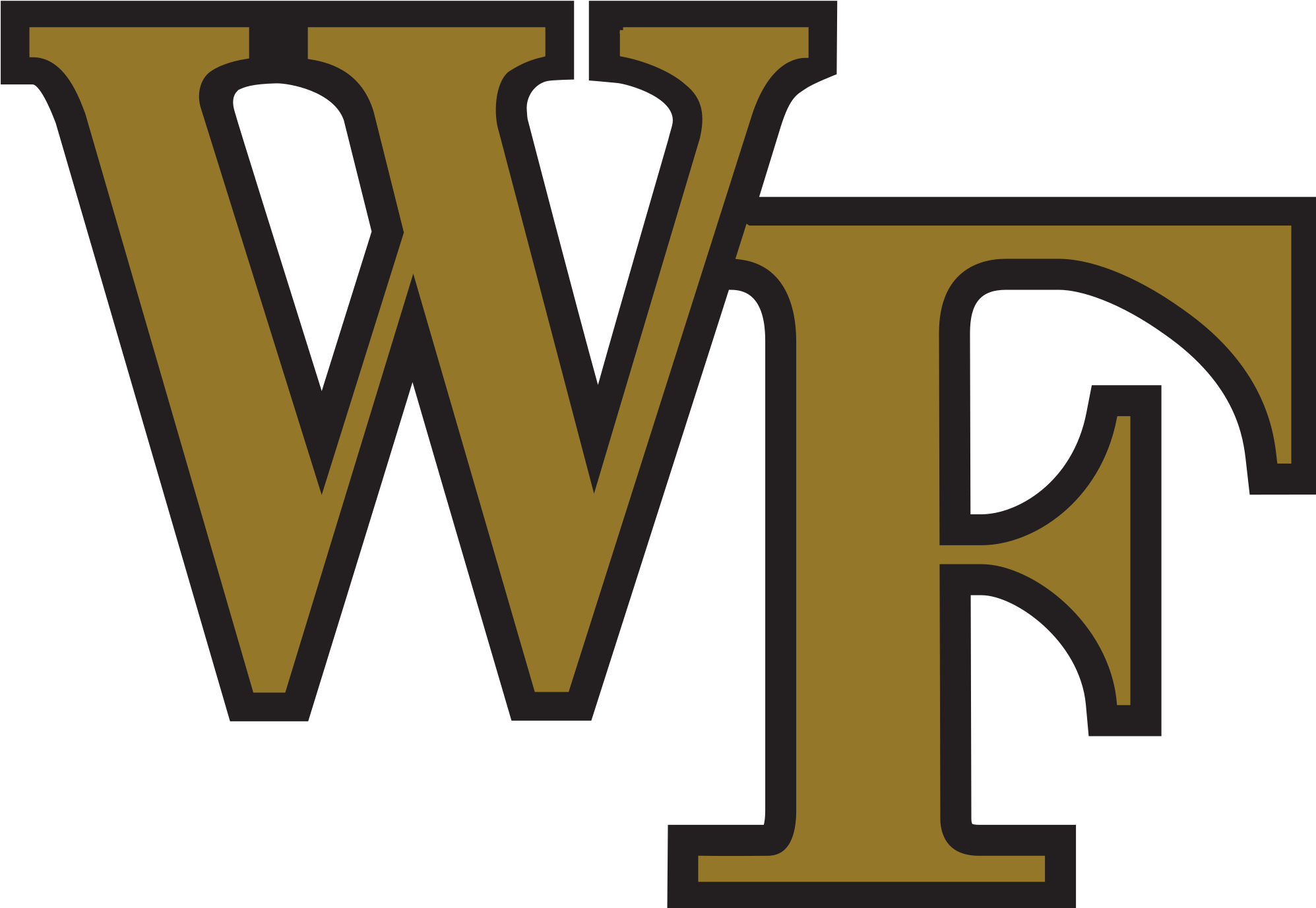 Wake Forest Women's Soccer - Wake Forest Logo (2000x1383), Png Download