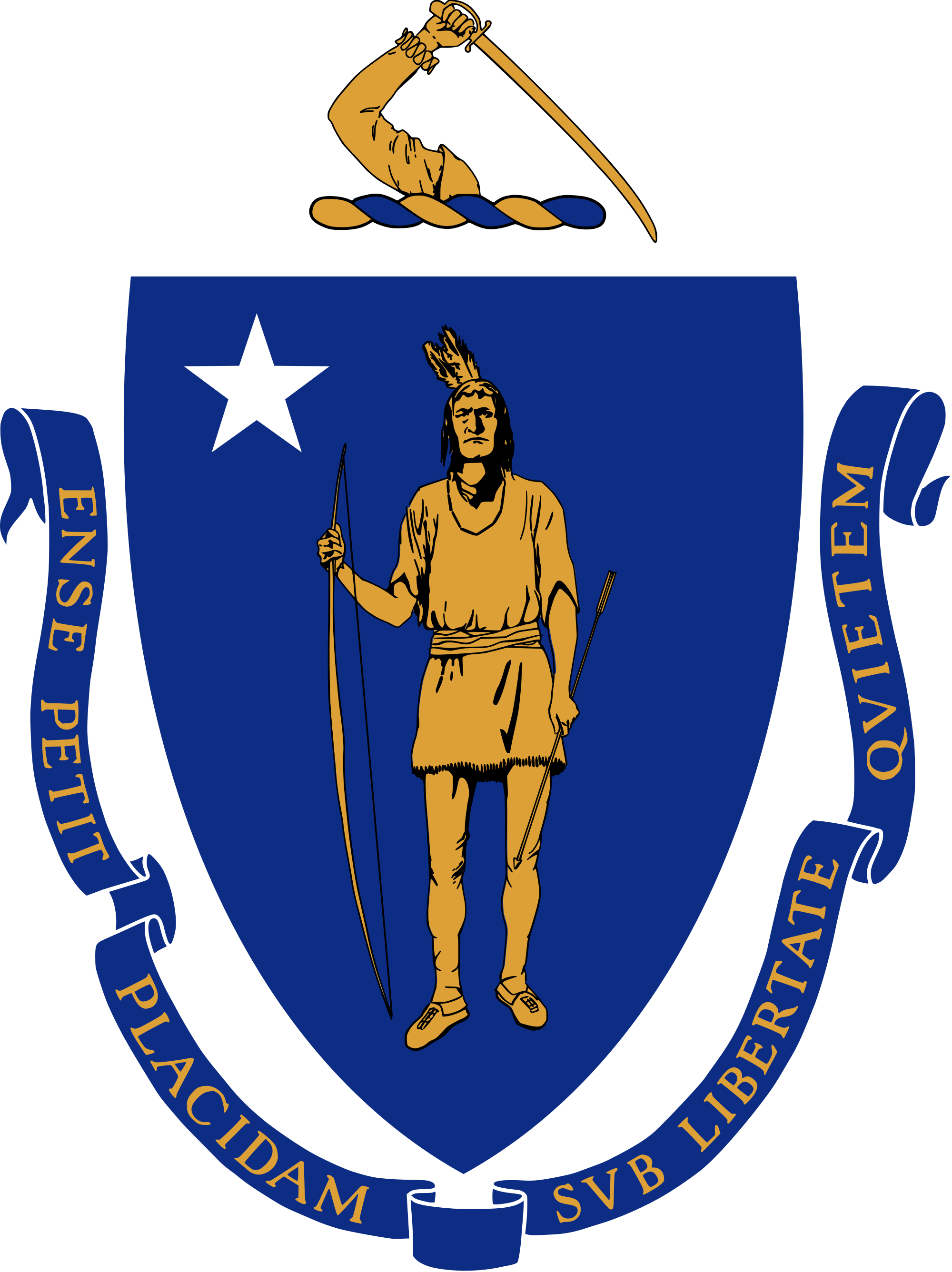 Massachusetts - Massachusetts Seal (2000x2673), Png Download