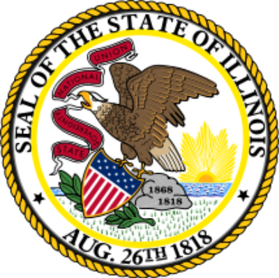 Illinois State Seal - Illinois Senate (400x398), Png Download