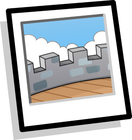 Castle Background Icon - Icon (455x480), Png Download