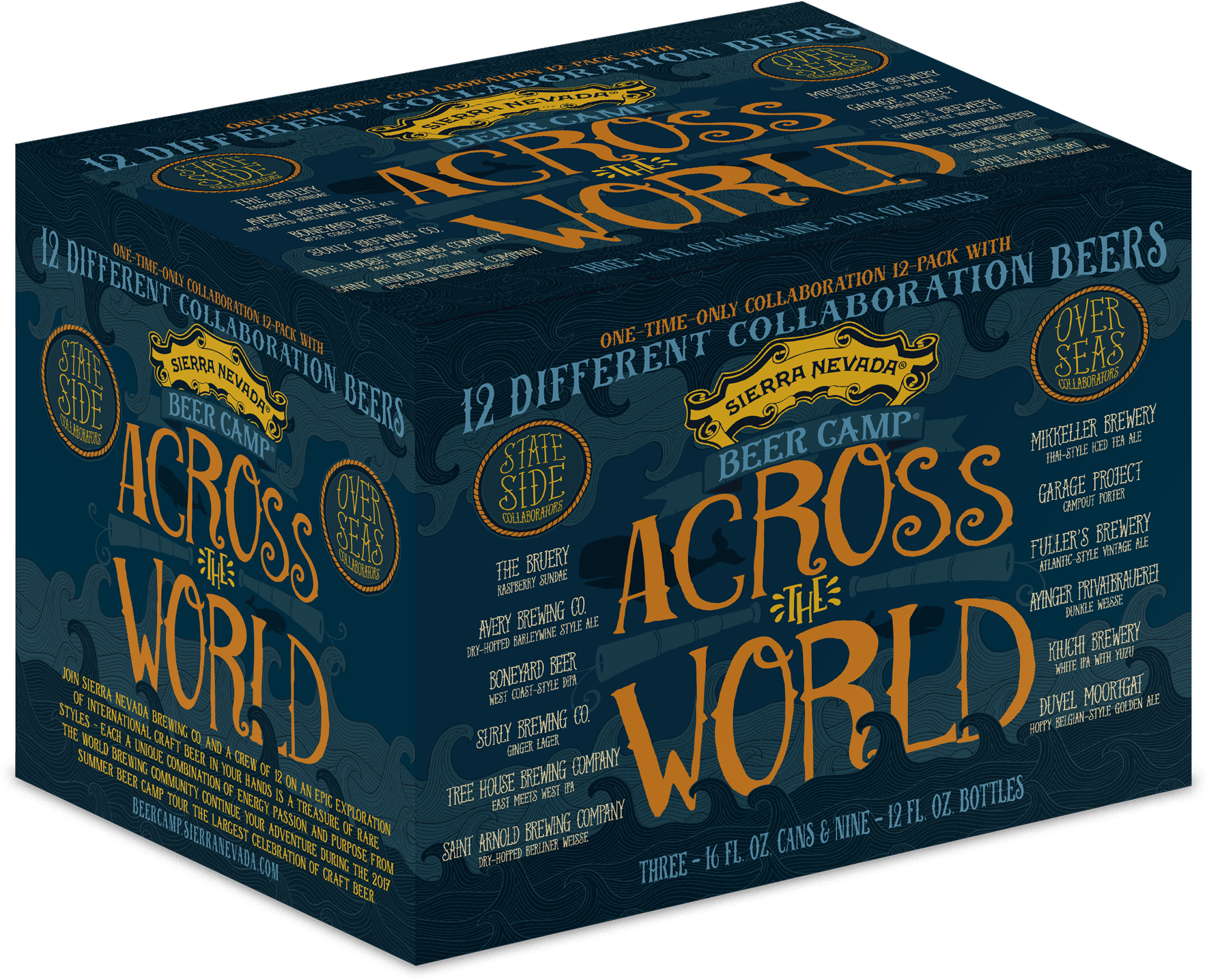 Sierra Nevada Has Collaborated With Breweries Around - Sierra Nevada Beer Camp Beers Across The World Variety (2000x1621), Png Download