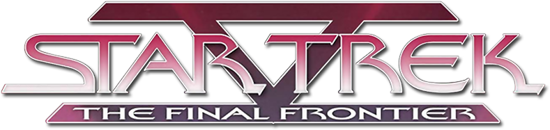 Star Trek V The Final Frontier Movie Logo - Star Trek V The Final Frontier Title (800x310), Png Download