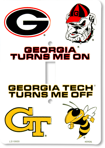 Georgia Turns Me On, Georgia Tech Turns Me Off Light - Georgia Tech (424x599), Png Download