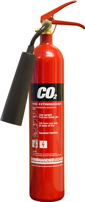 Carbon Dioxide Fire Extinguisher Png (420x707), Png Download