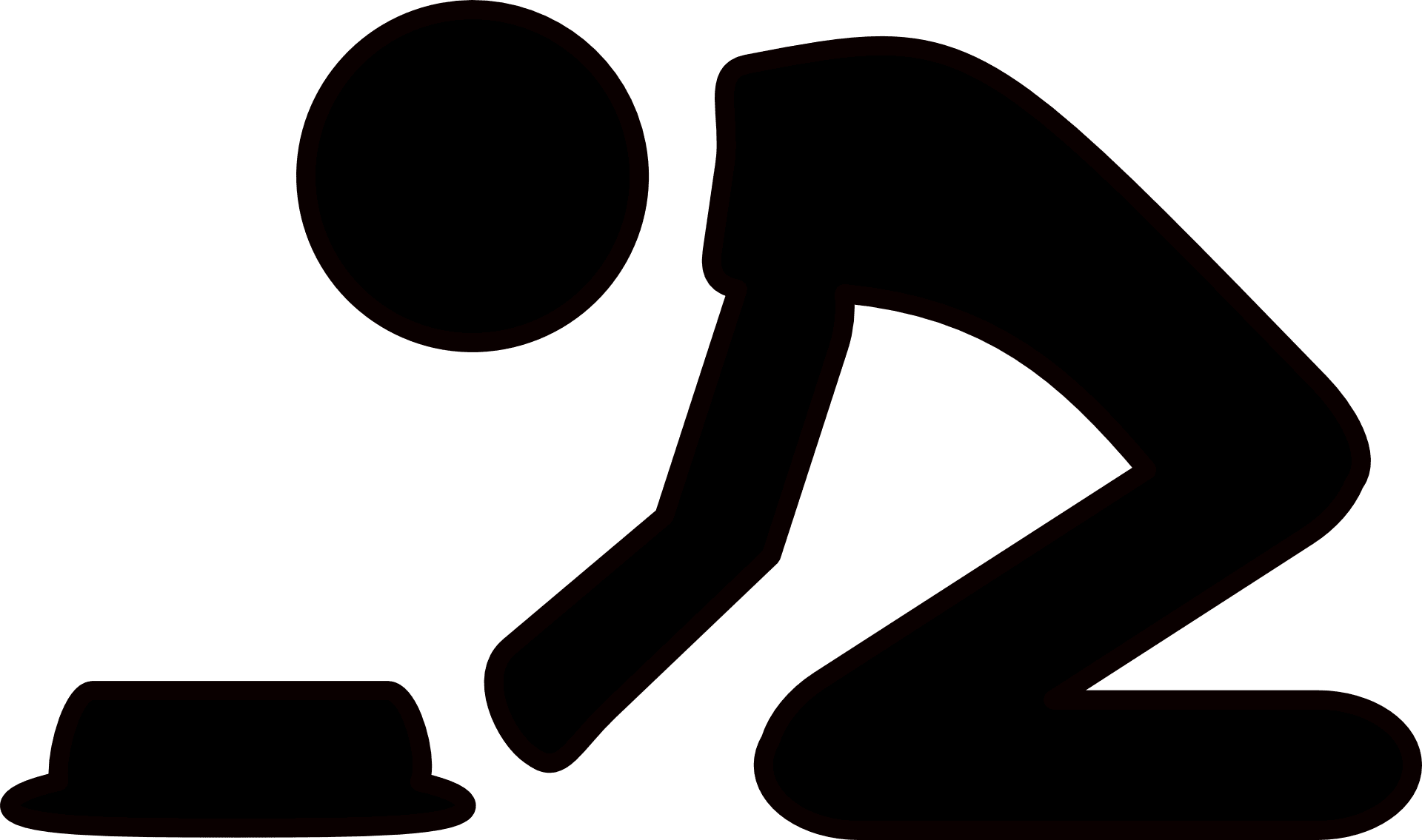 Man Beggar Economy Poor Rich Beggar Beggar - Kneeling Clipart (575x340), Png Download