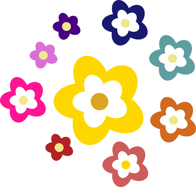 58 106k Daisy1 04 Mar 2015 - Colorful Flowers Clipart Png (640x612), Png Download