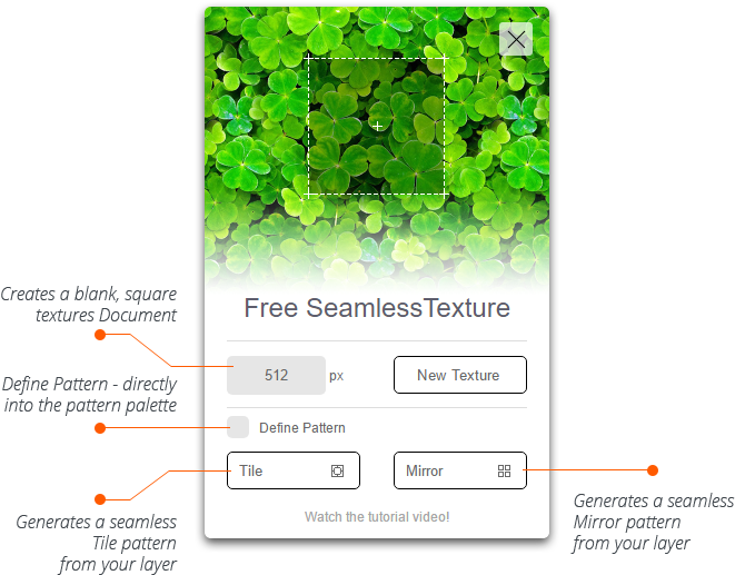 It Generates With Just One Click A Seamless Pattern - Special Effects (690x542), Png Download