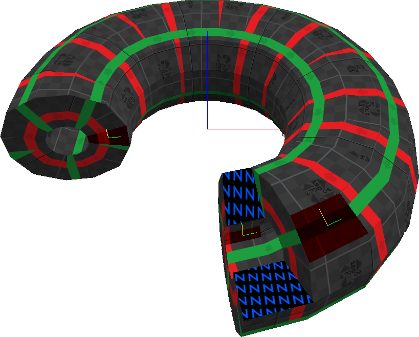Basic Texture Align On A Hollow Torus - Inflatable (819x659), Png Download