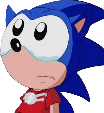 Photoshop Oct2016cryingsonic - Photoshop Sonic (423x461), Png Download