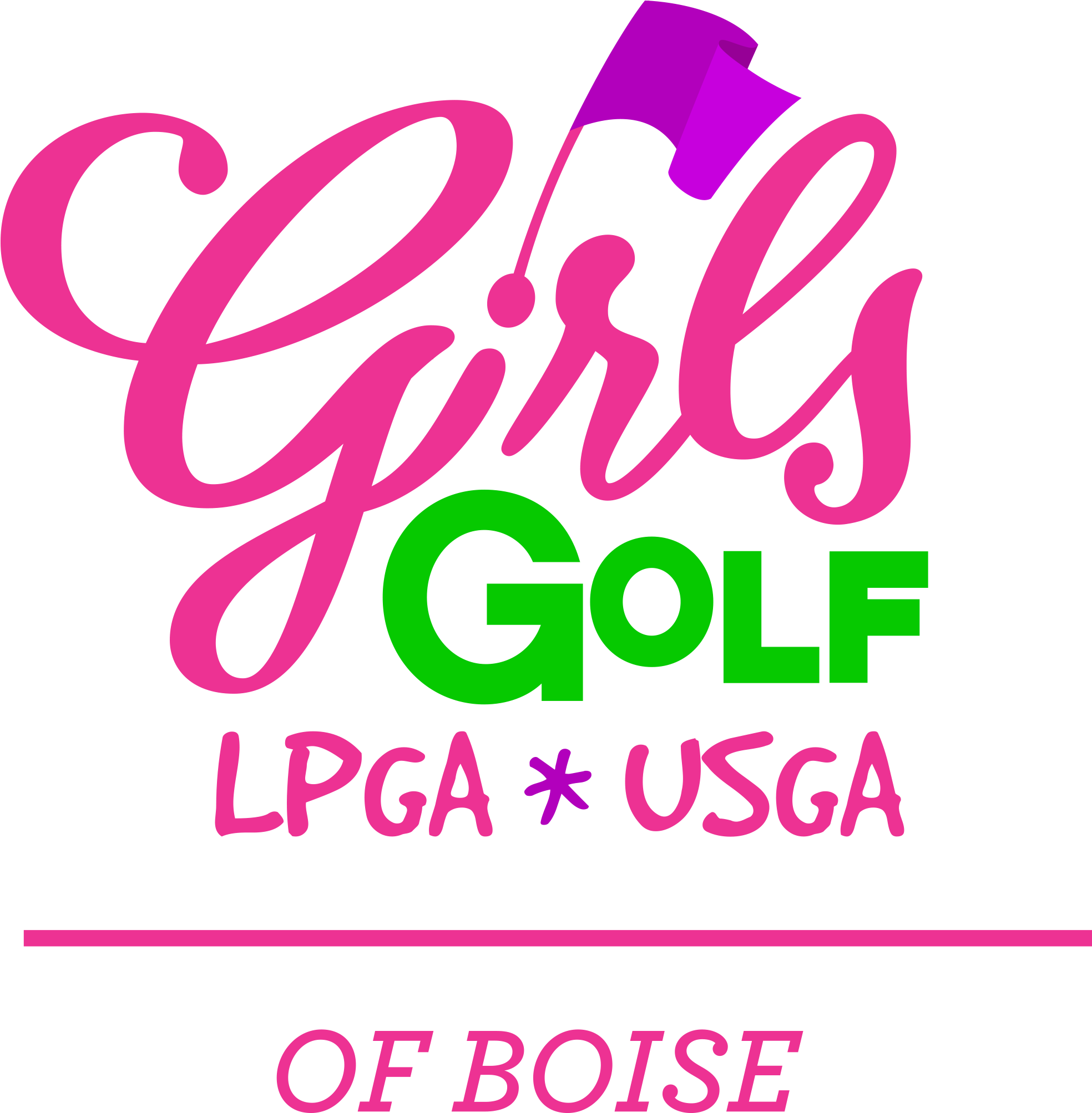 In Conjunction With The Usga And Lpga Teaching And - Lpga Usga Girls Golf Lpga (2550x3300), Png Download