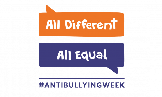 The Anti Bullying Week Logo And Slogan For This Year - Anti Bullying Week 2018 (620x373), Png Download
