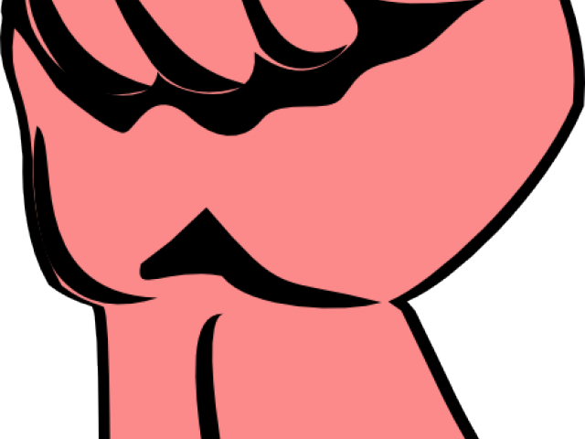 Fist Clipart Cartoon - Clip Art (640x480), Png Download
