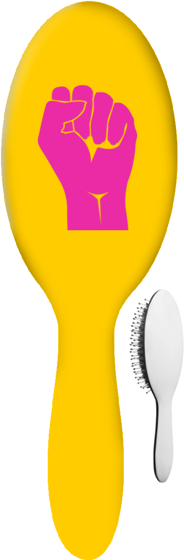 Clenched Fist Hb Hair Brush (1155x1155), Png Download