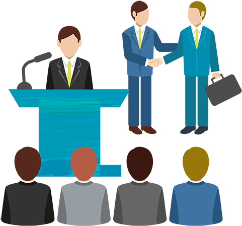 Asiste A Encuentros De Negocios - Business Consultant Vector (600x600), Png Download