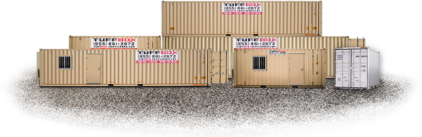 Tuff Box Containers - Box (871x363), Png Download