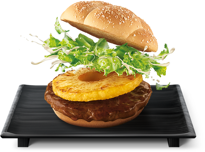 Golden Beef Samurai Burger - Biscoff Lotus Cookies (720x550), Png Download