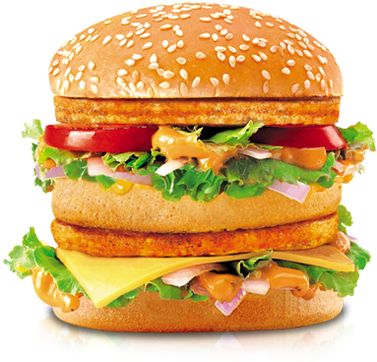 #4 The Chicken Maharaja Mac From Mcdonald's - Mcdonalds Chicken Maharaja Mac (463x408), Png Download