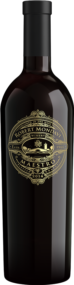 2014 Robert Mondavi Winery Maestro Red Blend Napa Valley - Robert Mondavi - Maestro 2014 (308x1000), Png Download