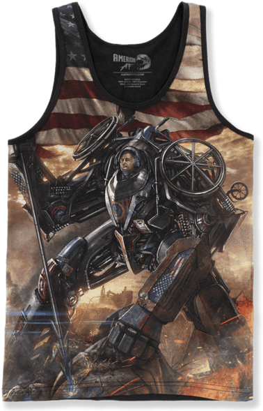 Fdr Battle For America - Badass 4th Of July (600x600), Png Download