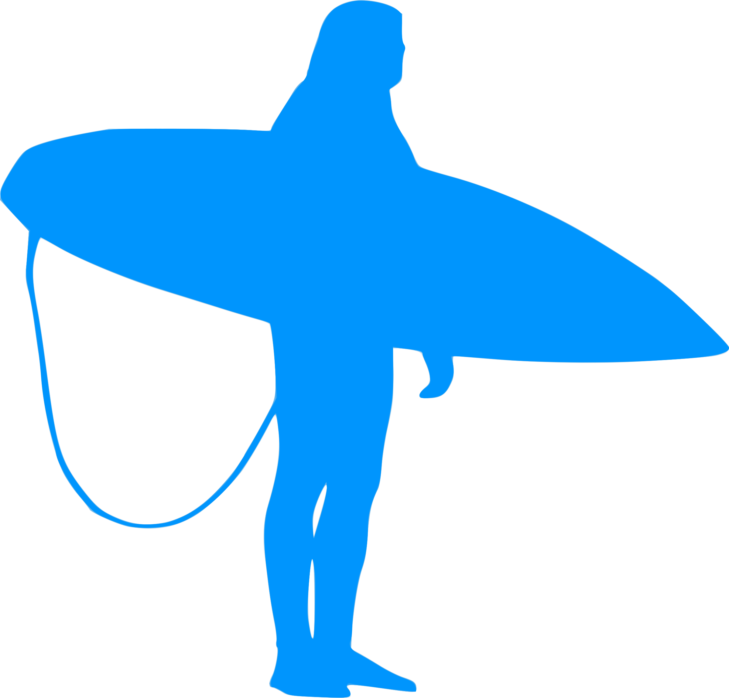 This Free Icons Png Design Of Silhouette Surf 03 (2400x2299), Png Download