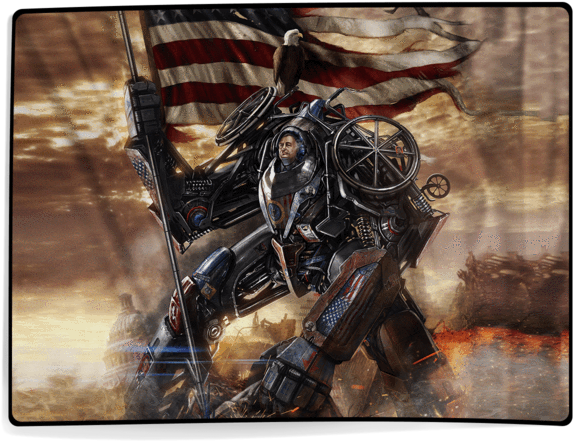 Fdr Battle For America - Badass American Presidents (600x600), Png Download