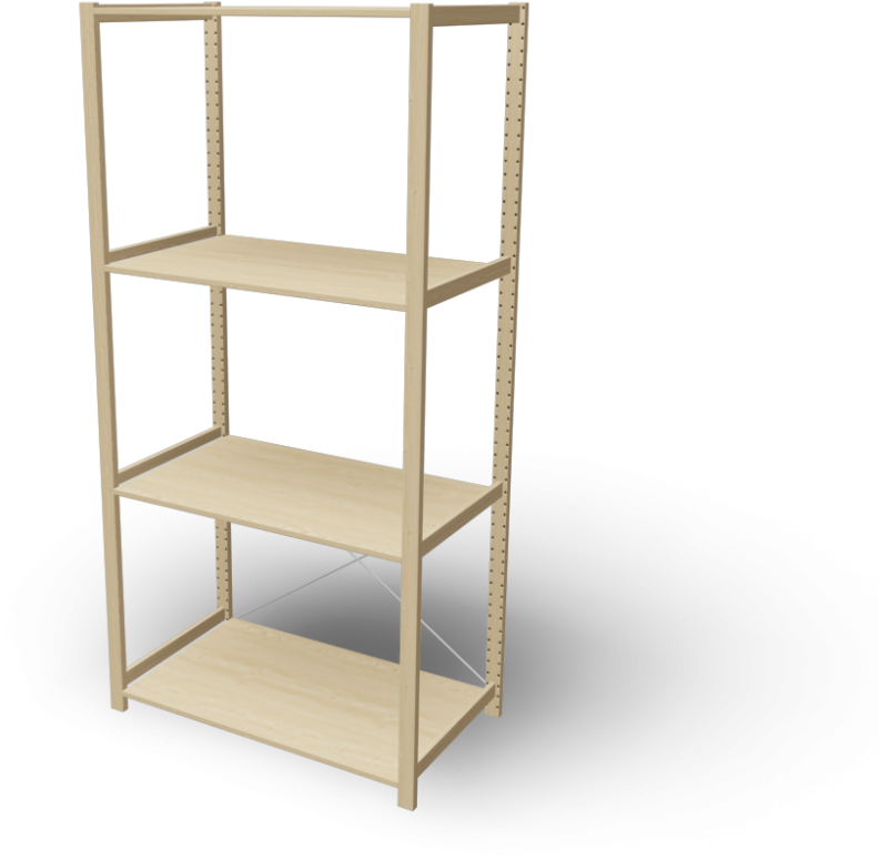 Ivar 1 Section With Shelves By Ikea - Ikea Shelf Png (1000x1000), Png Download