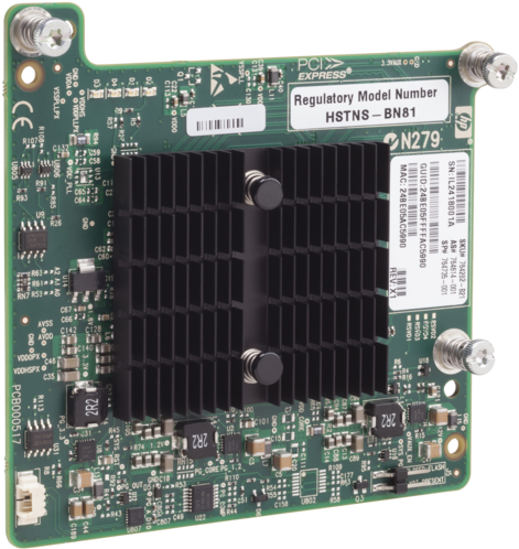 Hpe Infiniband Fdr 2-port 545m Adapter Right Facing - Hpe Infiniband 544+m Network Adapter - Pcie 3.0 - Infiniband (800x600), Png Download