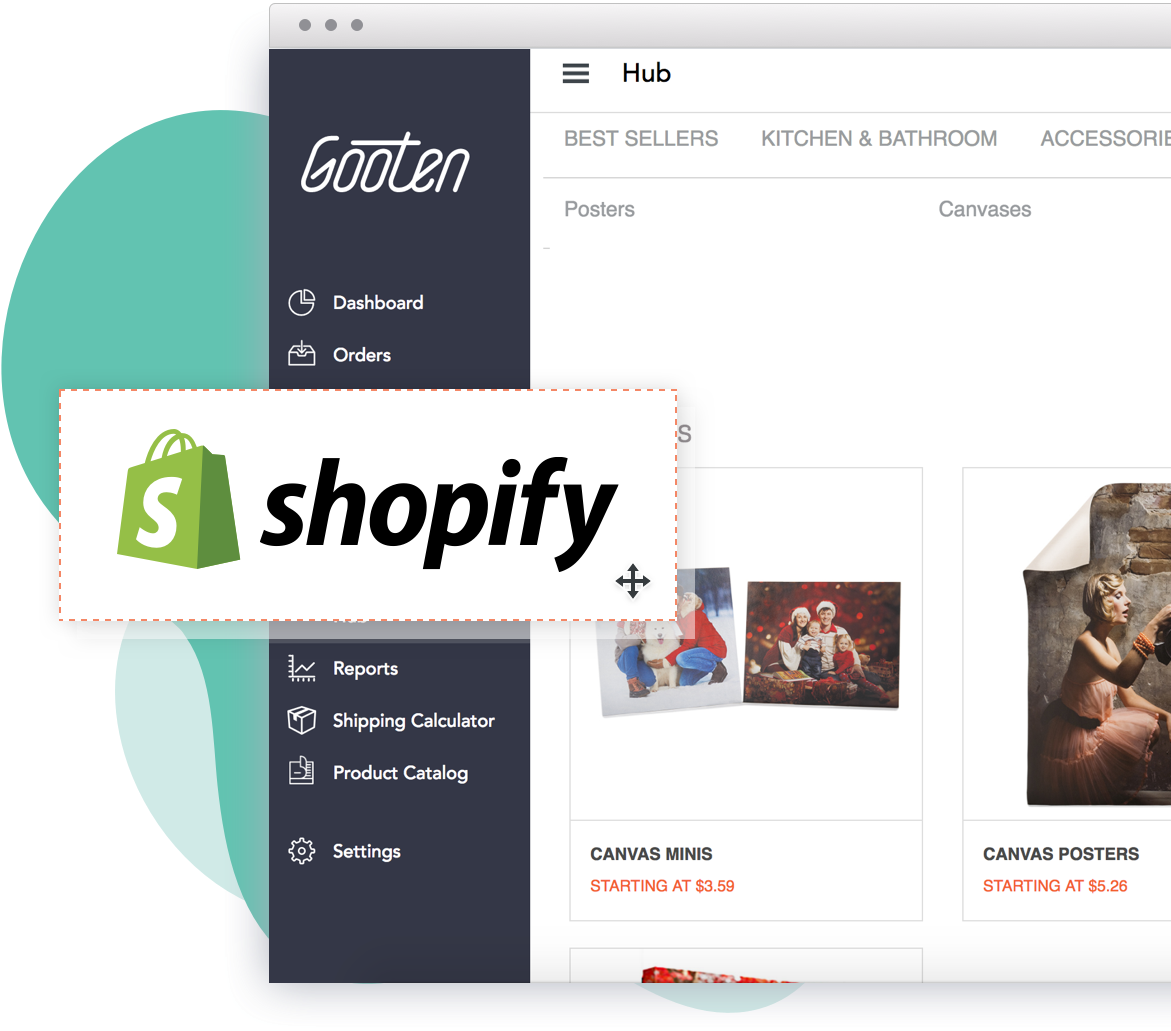 Shopify Gooten - Shopify Pos Essentials Hardware Bundle (1260x1080), Png Download