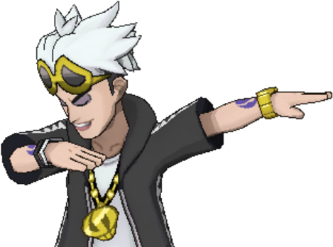 Unused Guzma Mugshot Found In The Game Files - Pokemon Sun And Moon Guzma Transparent (600x360), Png Download