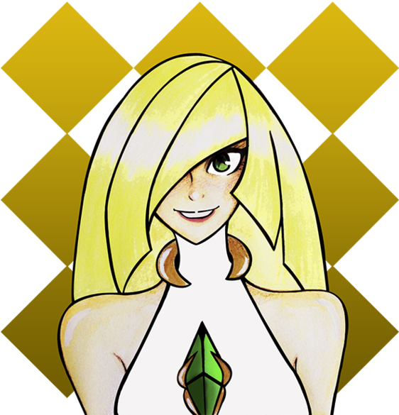 Art - Lusamine (561x600), Png Download