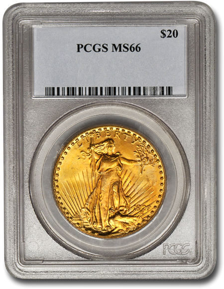Picture Of $20 Saint-gaudens Gold Coins Ms - Saint Gaudens Dollar Ms 66 (600x600), Png Download