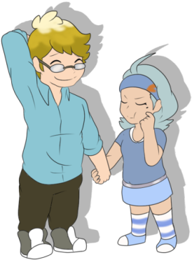 Kukui X Guzma Tumblr - Candlenut (500x500), Png Download