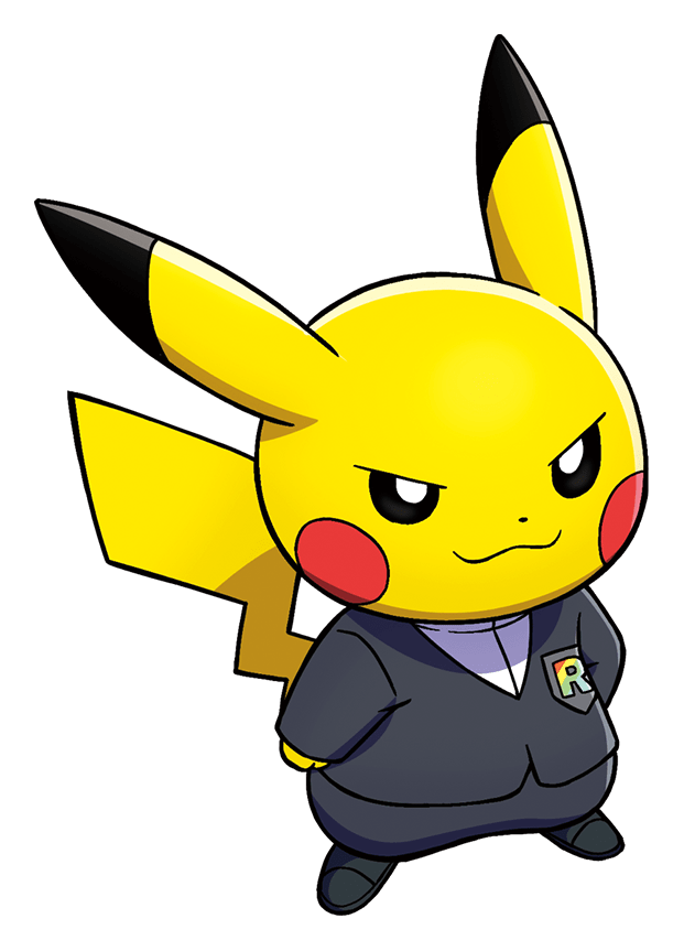 Giovanni Pikachu Artwork - Pikachu Giovanni (621x863), Png Download