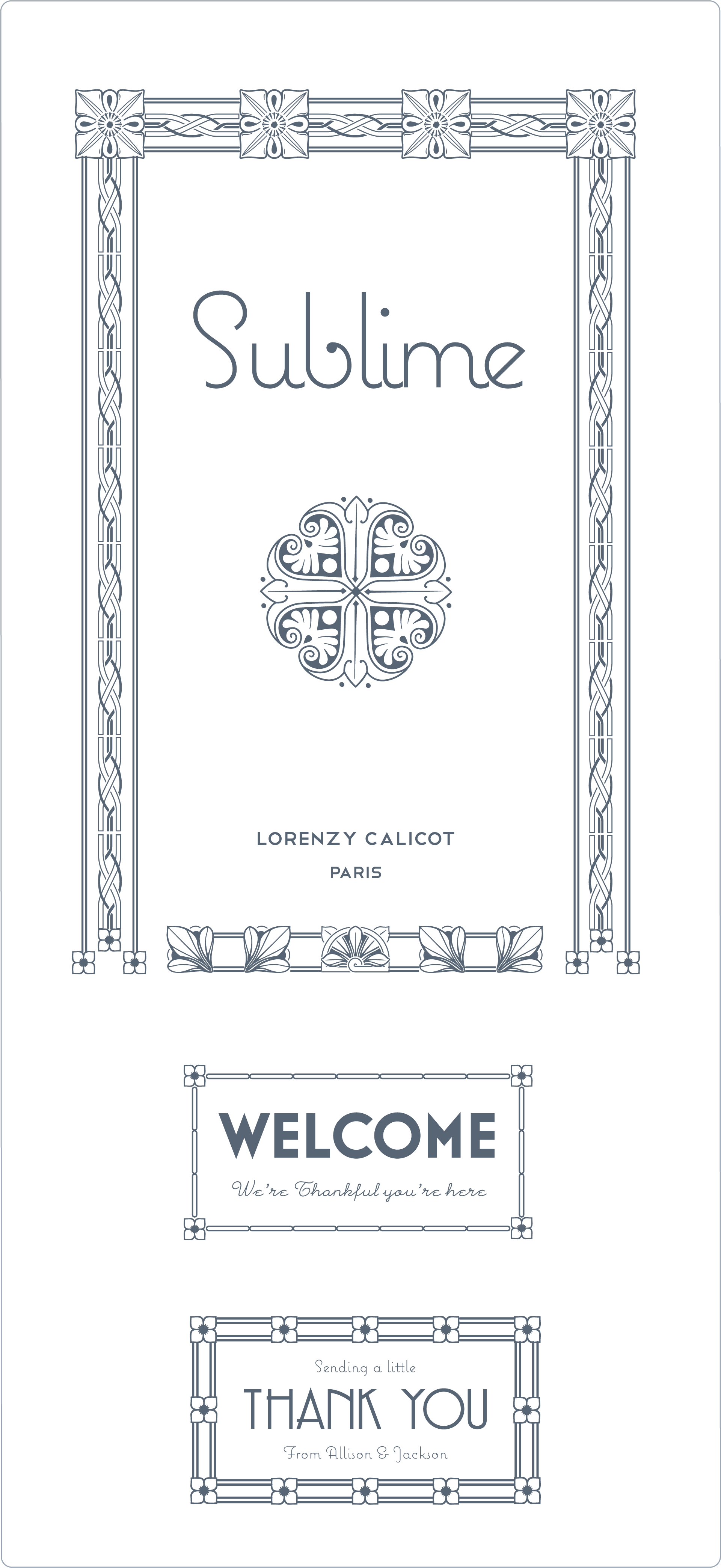 Create Customized Frames By Mixing The 600 Vector Parts - Parallel (1920x4176), Png Download