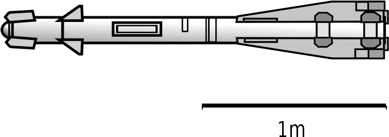 Missile Svg (800x388), Png Download