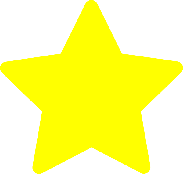 5 Yellow Star Png Wwwimgkidcom The Image Kid Has It - Big Yellow Star (600x573), Png Download