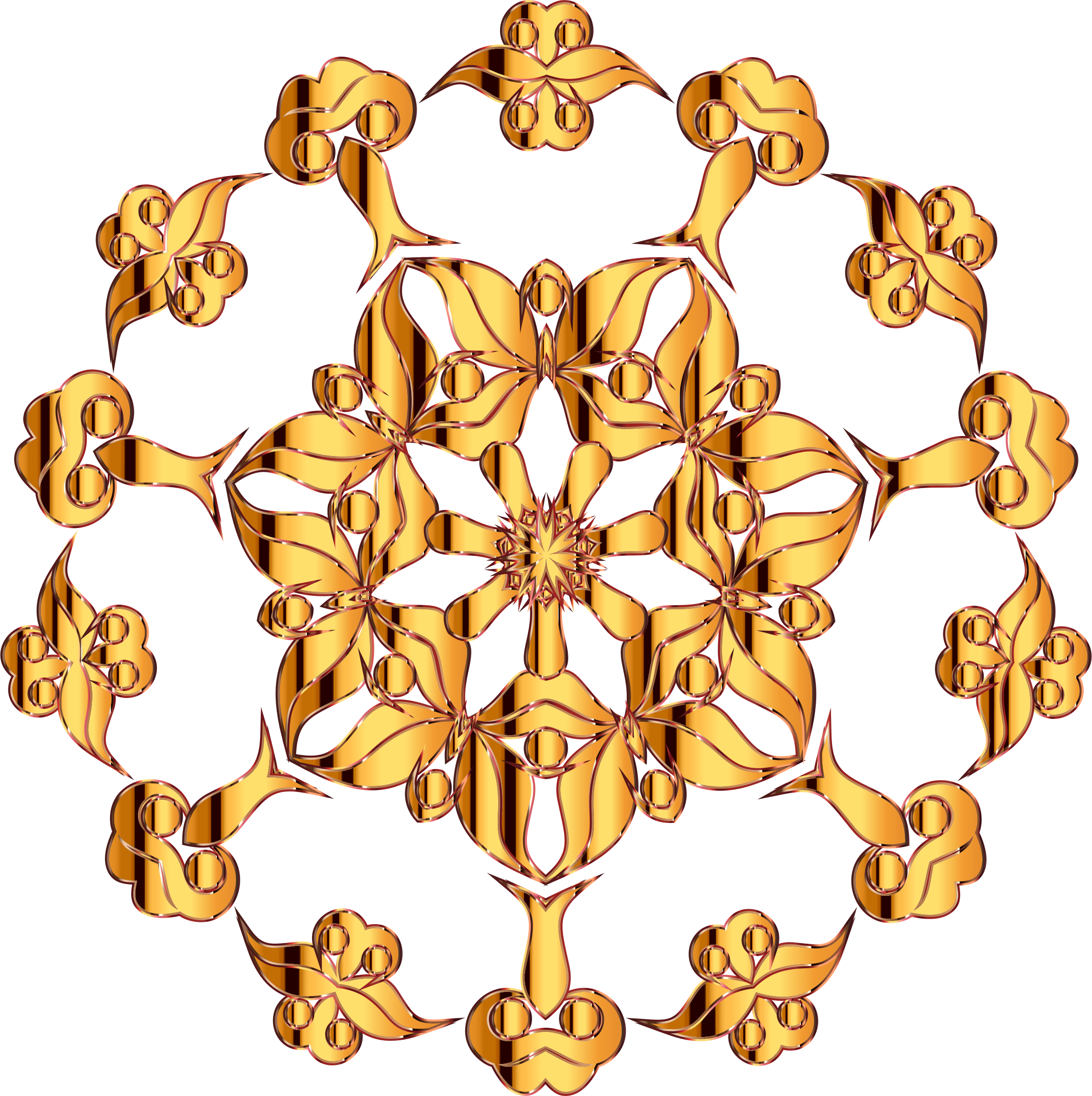 This Free Icons Png Design Of Colorful Floral Silhouette (2352x2360), Png Download