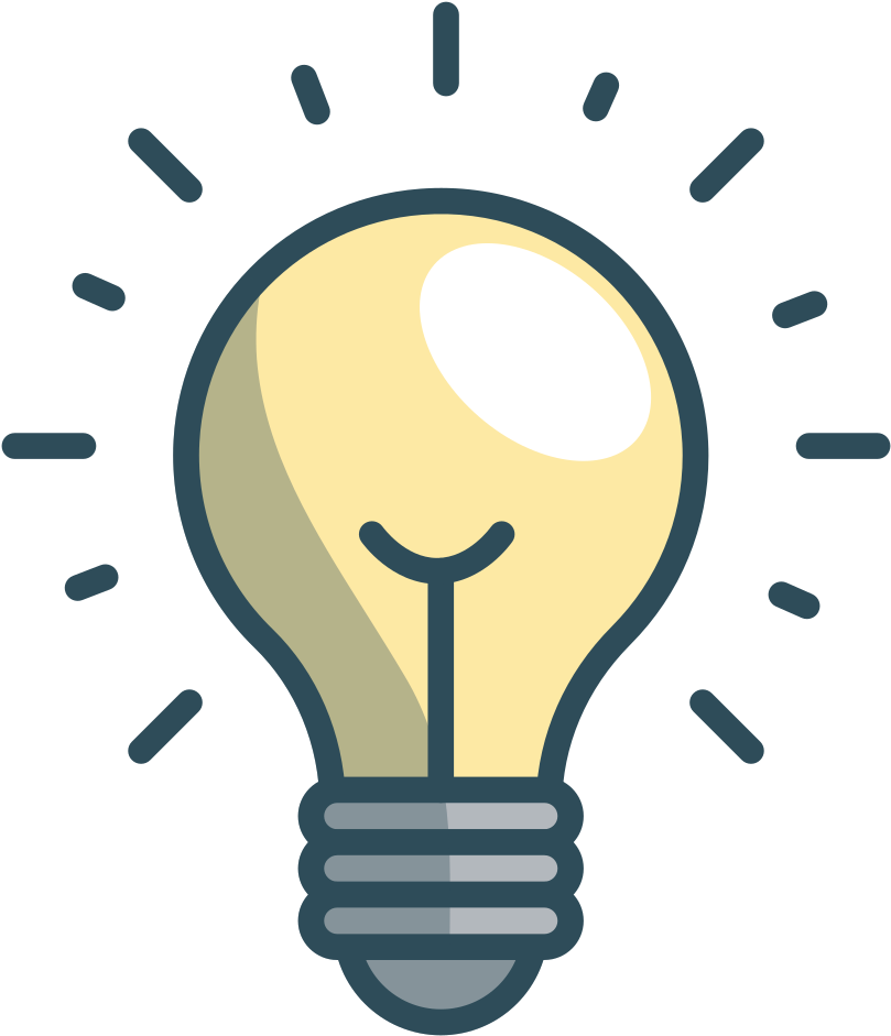 Download Svg Download Png - Light Bulb Icon Png (1024x1024), Png Download