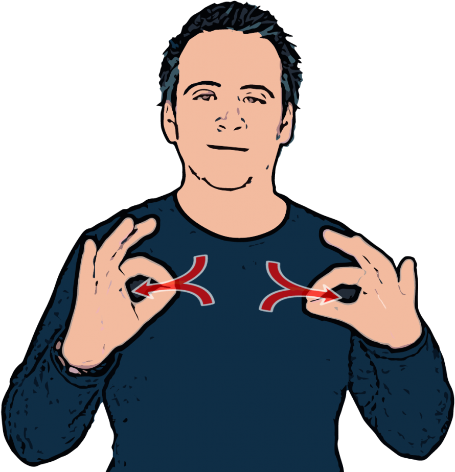British Sign Language - British Sign Language For Peace (930x923), Png Download