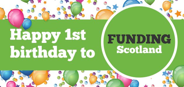 Looking Back On Funding Scotland's First Birthday - Happy 1st Birthday Green (630x300), Png Download