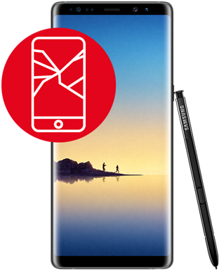 Galaxy Note 8 Glass Replacement - Incipio Cl-622-rx Plex Rx For Samsung Note 8 . (400x400), Png Download