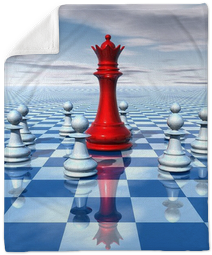 Beautiful 3d Abstraction With Blue Chessboard And Chess - Smart Enough: The Story Of Sing - [book] (400x400), Png Download