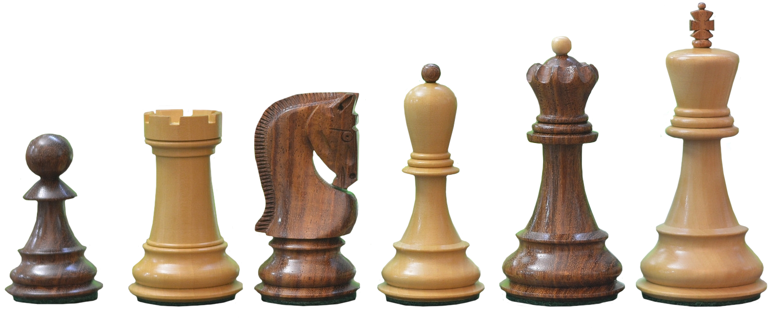 Exclusive Chess Pieces In Sheesham Wood - Chessbazaar Exclusive Russian Zagreb Economy Chess (1600x900), Png Download