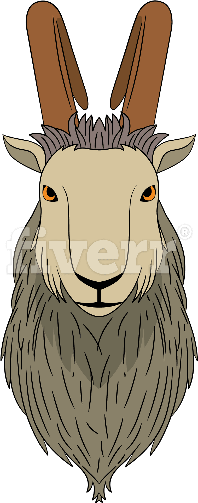 Goat (1538x1980), Png Download