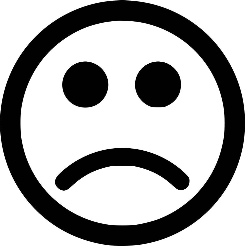 Download Download Sad Emoticon Smile Icon Full Size Png Image Pngkit