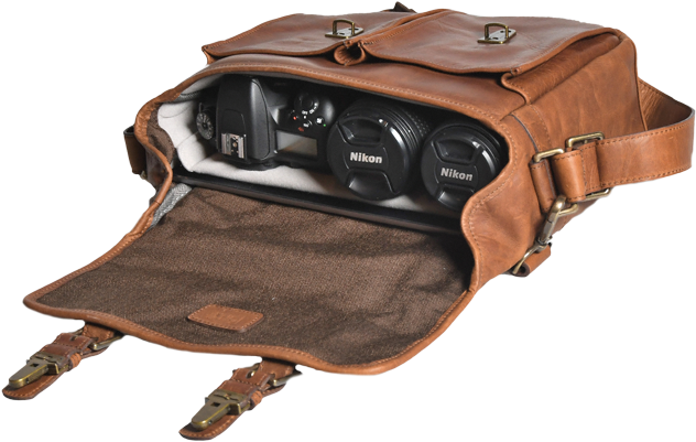Bags & Cases - Nikon 100th Anniversary Premium Leather Bag (700x595), Png Download