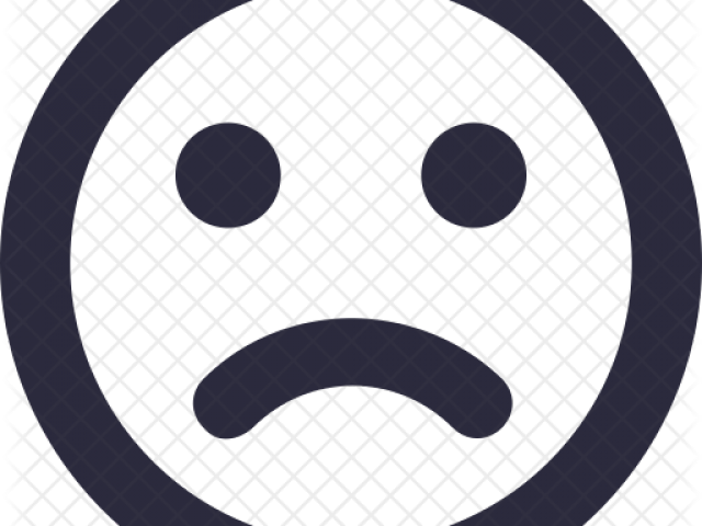Sad Smiley Png - Circle (640x480), Png Download
