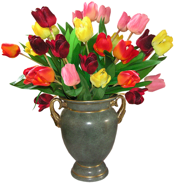 Flower Vase Png Image With Transparent Background - Flower Vase Png (744x720), Png Download
