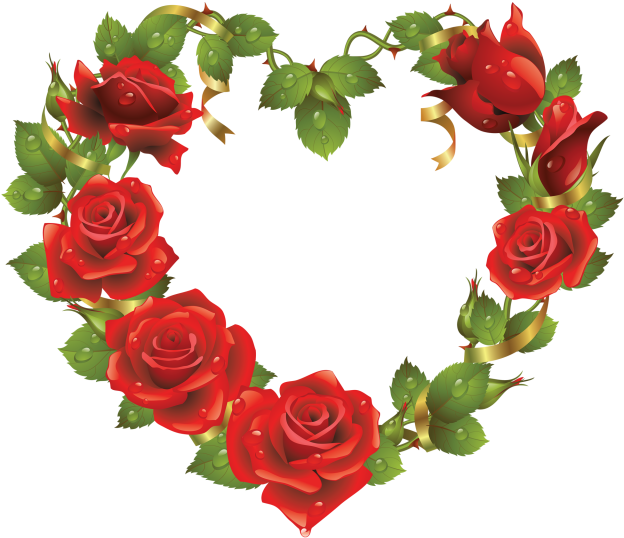Heart, Love, Background, Day, White, Red, Symbol, Valentine, - Heart Love Flower Png (640x640), Png Download