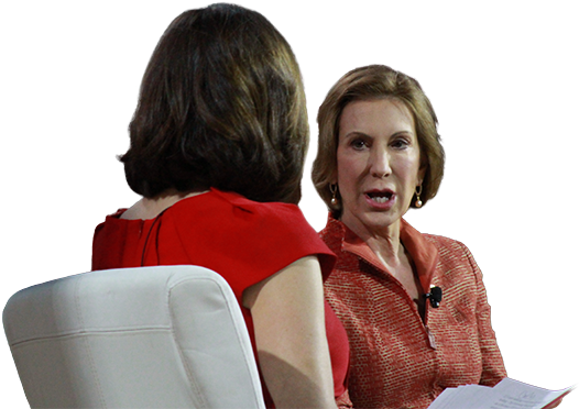 Carly Fiorina Decries Federal Education Bureaucracy, - Sitting (600x375), Png Download